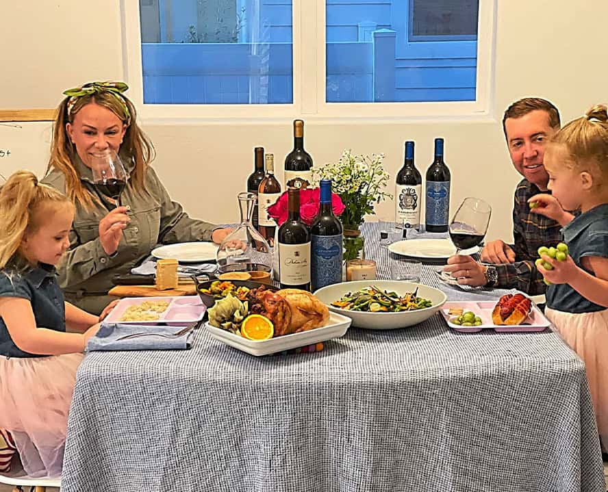 The Johnson family dinner